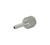 BSP Female Straight Hose Barb Joint Pipe Connection 304 Stainless Steel Connector Tail Fittings(10mm,3/8")