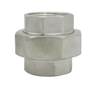 BSP Female Thread Live Joint - Durable SS304 Union Pipe Coupling for Plumbing Systems - 1pc(1pc,1in)