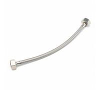 Bsp Flexible Connector Pipe 500mm Braided Flexi Hose For Bathroom And Boiler 1 Pack