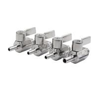 BSP MINI Ball Valve Stainless Steel Handle 1/8" 1/4" 3/8" 1/2" to 8/10/12mm Pipe Pagoda Adapter Female Male 304 2 Way Ball Valve(3/8",Male Thread_8MM Barb)