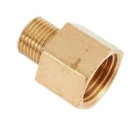 BSP-NPT Adapter 1/4" Male BSPT To 1/4" Female NPT Brass Pipe Fitting Euro To US