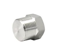 BSP NPT Male 304 Stainless Steel Plug, Countersunk End Plug with Hex Head High Pressure Stability 1pc(NPT,1-1/2inches)