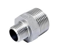 BSP NPT Male Reducer Hex Nipple Pipe Fitting Connector Coupler Adapter(BSPT SS304-3 to 2-1/2 Inch)