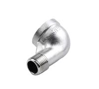 Bsp Reduced Threaded Elbow Male to Female 3/8'' 1/2'' 3/4'' 1'' Reducing Pipe Connection Stainless Steel Adapter Fitting/1Pc/F Dn15 * Dn8 M(F Dn32*Dn25 M)