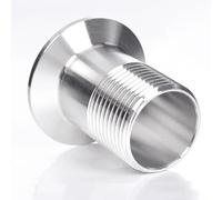 BSP Sanitary Stainless Steel 304 Tri Clamp Male Threaded Pipe Fitting Adapter for Home Renovation - 1pc(DN32xFerrule 50.5mm)