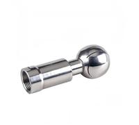 BSP SS304 Stainless Steel Rotary Spray Ball, Female Thread Tank Cleaning Head Fitting 1/2inch-2inch 1pc(1inch)