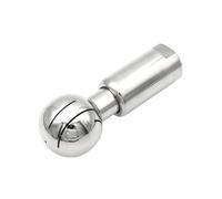 BSP SS316L Stainless Steel Tank Cleaning Ball, 1/2inch-1inch Internal Thread 360 Degree Rotary Spray Ball 1pc(3/4inch)