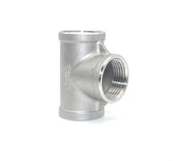 BSP Thread 304 Stainless Steel DN6/DN8/DN15/DN25 Internal Thread 3-Way Internal Thread Joint Accessory 1/4 "1/2" 3/4 "1-1/4",1",Female Thread