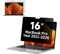 BSPROTE Privacy Screen for 16 Inch MacBook Pro (2021-2026, M1,M2,M3,M4,M5, Pro/Max), Matte Anti Glare Film Blue Light Filter Laptop Privacy Screen Shield