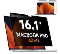 BSPROTE Privacy Screen for MacBook Pro 16 Inch 2019 (A2141), Removable Anti-Spy Filter for Mac Pro 16.1", Eye Protection HD Anti-Scratch