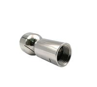 BSPT Female Thread 1/8inch-2inch Rotary Spray Ball, SS304 Sanitary Rotary Spray Tank Cleaning Ball 1pc(1/2inch)