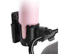 BSRESIN Stroller Cup Holder Compatible with Stanley Cups (30/40 oz), 2-in-1 Compatible with Stanley Cups Holder for Cup and Phone (Black), BSRESIN-120