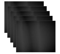 bssmmai 5 Pcs Large Oven Liners 50 x 40 cm, Heavy Duty Non-Stick Oven Liner and Reusable Baking Mat for Bottom of Fan, Electric Gas Ovens, BBQ Grill and Trays