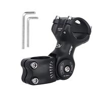 BSSOK Bicycle Stem Adjustable 31.8 mm/25.4 mm Handlebar Riser Bicycle 90 mm/110 mm/130 mm MTB Bicycle Handlebar Stem 0~60 Degree