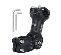 BSSOK Bicycle Stem Adjustable 31.8 mm/25.4 mm Handlebar Riser Bicycle 90 mm/110 mm/130 mm MTB Bicycle Handlebar Stem 0~60 Degree