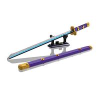 BSSW DK1502 Anime Sword Building Block Model, 936 PCS, 38.8 Inches, Samurai Sword Set with Scabbard and Stand, Cosplay Sword Katana for Adults