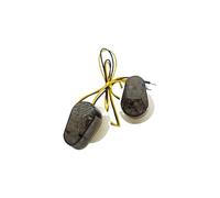 bssyung Motorbike Indicators 2pcs Universal 15LED Motorcycle Turn for Signal Indicator Light Lamp Bulb Blinker Flashers