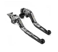 bssyung Motorcycle Handbrake Folding Clutch Brake Levers for Yamaha MT-10 MT10 SP 2016-2025 Motorcycle Adjustable Extendable Handles(MT10 2022-2025 Gray)