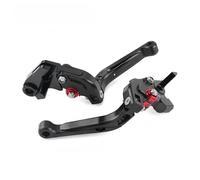 bssyung Motorcycle Handbrake Folding Clutch Brake Levers for Yamaha MT-10 MT10 SP 2016-2025 Motorcycle Adjustable Extendable Handles(MT10 2022-2025 Black)