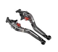 bssyung Motorcycle Handbrake for Yamaha Clutch Lever Brake Set Foldable Adjustable Handle Levers with Parking Lock(E)