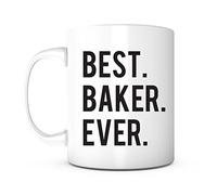 Bst Baker Evr 11 Ounce White Ceramic Mug, Present for Bakers, Bakers Present for Women Men, Mugs for Bakery, Baker Birthday, Baker Evr Coffee Mug, Present for Chefs, Chef Present, Bakery Present