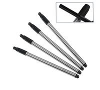 BST BSSP 4 PCS Rapid Install Adjustable Pushrod Set Chrome Cover Kit Compatible with 1999-20 Harley Twin Cam
