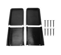 BSTCAR 2 Pieces Downspout Splash Blocks Rain Gutter Downspout Extension with Ground Nails, Drainage to Protect House Foundations