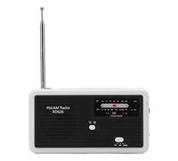 BSTCAR AM/FM Radios Wind Up Emergency Solar Radio with USB Phone Charger/Flashlight, Hand Cranked Novelty Radio for Outdoor Camping Hiking