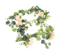 BSTCAR Artificial Rose Garland Vine 3 Pack 180cm | Artificial Flower for Outdoor Indoor Wedding Wall Badroom Decoration