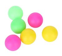 BSTCAR Beach Ball Set, 6 Pieces PVC Beach Toy Ball Racket Replacement Accessories (Red Yellow Green)