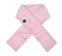 BSTCAR Heated Scarves with 2 Pockets Winter Scarf USB Electric Heating Scarf Neck Warmer for Winter Women Men (Pink)