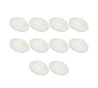BSTCAR Lip Modules 10 Pcs Practice Lips Open Mouth Silicone 3D Fake Lips for Teaching Training Makeup (Semi Transparent White)