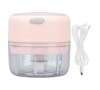 BSTCAR Mini Electric Garlic Chopper Garlic Presses USB Rechargeable Garlic Masher with Stainless Steel Blades,100ml (Pink)