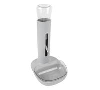 BSTCAR Pet Standing Water Dispenser Food Feeder Portable Automatic Adjustable Height for Small Dog Puppy Cat Rabbit Small Animal (Grey)