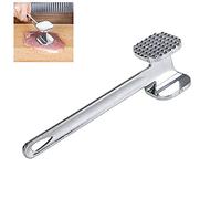 BSTCAR Schnitzel Tenderiser, Meat Tenderiser Double-Sided Meat Hammer Made of 304 Stainless Steel for Schnitzel Dishwasher Safe