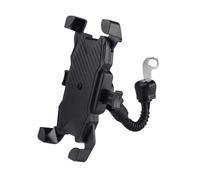 Bstfire Bicycle & Motorcycle Phone Mount - 4 Clips Secure 4.7-7.1 Inch Phones, One-Hand Operation, Fits 0.875-1.125 Inch Handlebars, Compatible with Yamaha, Polaris, Honda, Can-Am & Other Models
