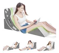 BSTGEKELY 4Pcs Orthopedic Bed Wedge Pillow Set, Memory Foam Wedge Pillow for Post Surgery Back Neck Knee Pain Relief, Adjustable Wedge Pillows for Sleeping with Washable Cover