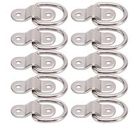 BSTiltion Heavy Duty Surface Mount D Ring Tie Down Anchors Forged Iron