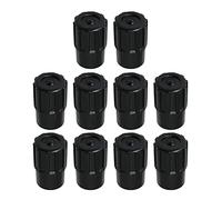 Bstinay 10 Pieces Tenor Sax End Plug Saxphone End Plug for Tenor Saxophone Black Neck Plugs Black