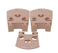 Bstinay 15Pcs Fine Grade Maple 4/4 Full Size Violin Bridge Parts Original wood color 50x40x6mm