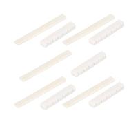 Bstinay 5 Sets 10pcs 6 String Guitar Bridge Saddle and Nut for Classical Guitar White