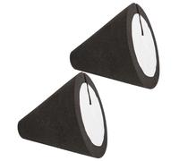 Bstinay Electronic Drum Piezo Trigger Cone Parts 1.38 x 1.46 Inch Black Pack of 2