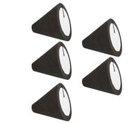 Bstinay Electronic Drum Piezo Trigger Cone Parts 1.38 x 1.46 Inch Black Pack of 5
