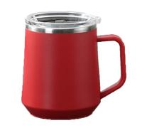 BSTMOME 304 Stainless Steel Coffee Cup - Premium Double Wall Insulated Travel Mugs - 450ML Shatterproof, BPA Free Spill Resistant Lids, Dishwasher Safe Coffe Mug (Red)