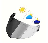 BSTOP Pista GPR Face Shield Uv-Protected for AGV Pista GPRR, Pista GPR, Corsa-R Helmet Shield Visor Windshield (Photochromic Clear-Day and Night)