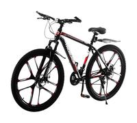 BSTSEL 24 26 27.5 Inch Mountain Bike 3 Spoke Wheels Bicycle Mountain Bicycle 21 Speeds with Dual Disc-Brake Suitable for Men Women Over The Age Of 12 (27.5 icnh 10 Spoke Red)