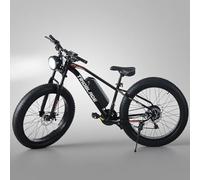 BSTSEL 26" Electric Bike Fat Tire Mountain E-bike for Adults with 36V 10.5Ah Removable Battery & 250 Powerful Motor, 21 Speed Bicycle with S866 LED Display for Men Women Commuter (26" Fat Tire Ebike)
