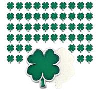 BSTWARM 50 Pcs Golf Ball Markers - Four Leaf Clover, Cute Funny Novelty Golf Markers, Golf Accessories Gifts Ball Position Marking Disc for Men Weman Golfers