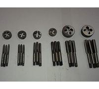 BSW LEFT HAND THREAD TAP AND DIE SET 3/16,1/4,5/16,3/8,7/16,1/2 ENGLISH THREAD