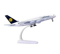 Bswath 1:300 Scale Deutsche Lufthansa A380 Model Airplane - Metal Alloy Plane for Gift and Decoration